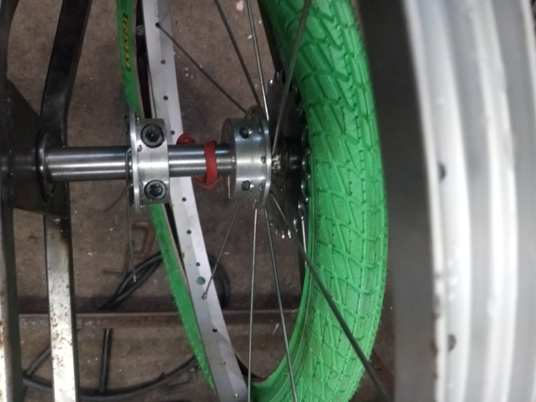 multi wheel spike inplace