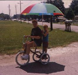 Tricycle with Umbrella